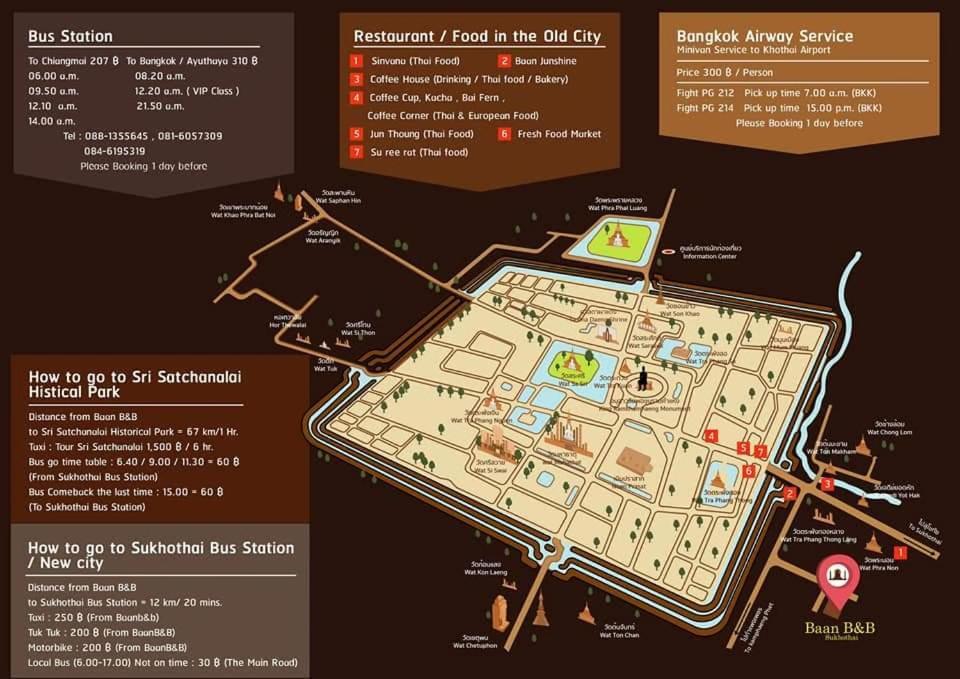 Baan B&B سوكوتايْ المظهر الخارجي الصورة